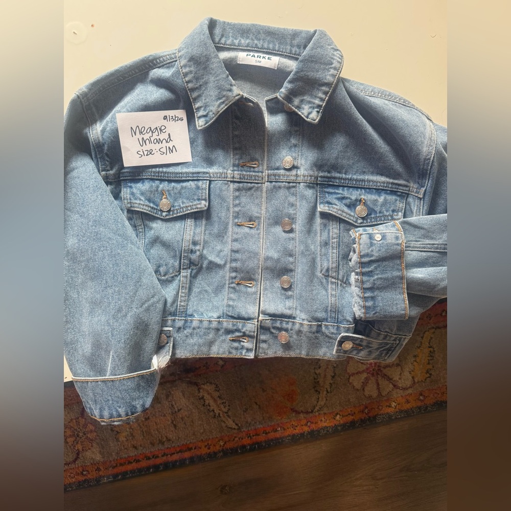 Selling my PARKE adjustable Jean jacket - Vintage wash, size: S/M